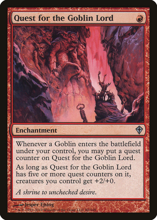 Quest for the Goblin Lord [Worldwake] [Foil]