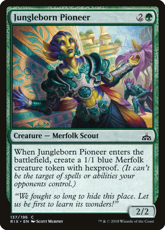 Jungleborn Pioneer [Rivals of Ixalan] [Foil]