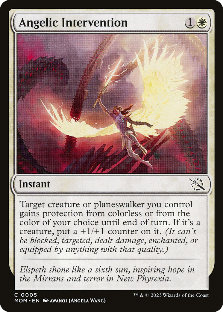 Angelic Intervention [March of the Machine] [Foil]