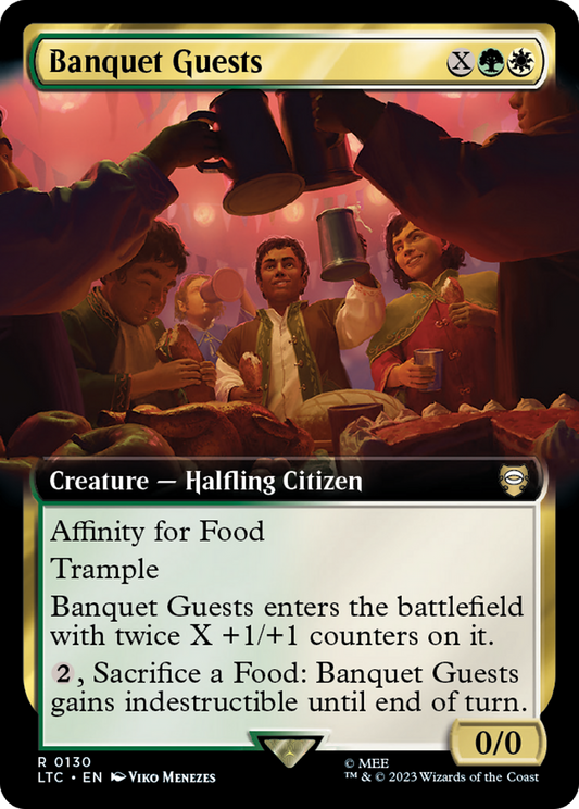 Banquet Guests (Extended Art) [The Lord of the Rings: Tales of Middle-Earth Commander] [Foil]