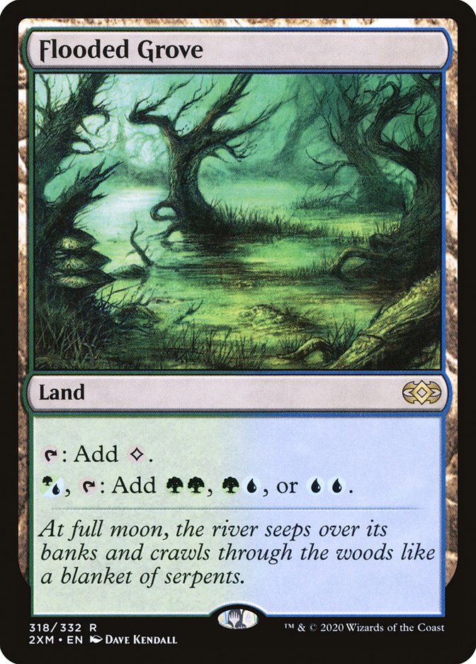 Flooded Grove [Double Masters] [Foil]