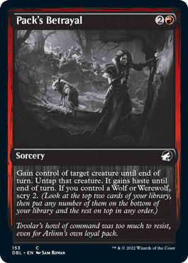 Pack's Betrayal [Innistrad: Double Feature] [Foil]