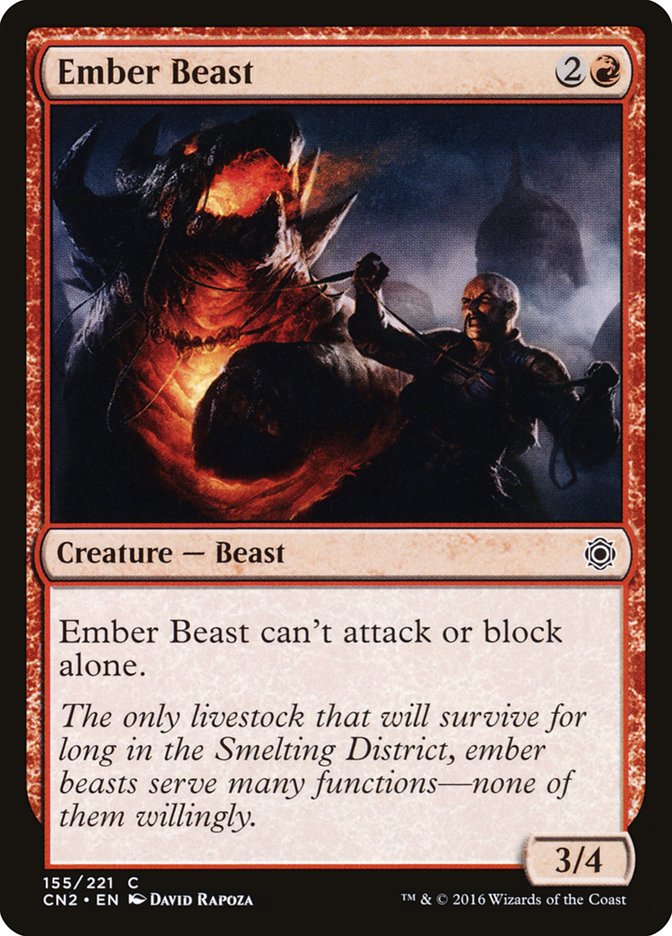 Ember Beast [Conspiracy: Take the Crown] [Foil]