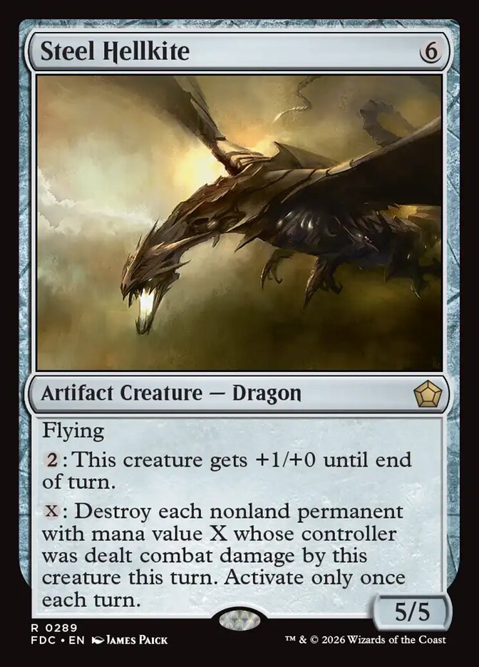 Steel Hellkite [Foundations Commander]