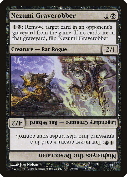 Nezumi Graverobber // Nighteyes the Desecrator [Champions of Kamigawa] [Foil]