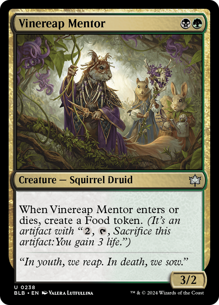 Vinereap Mentor [Bloomburrow] [Foil]