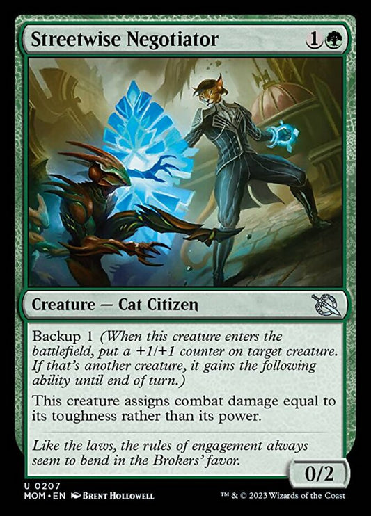 Streetwise Negotiator [March of the Machine] [Foil]