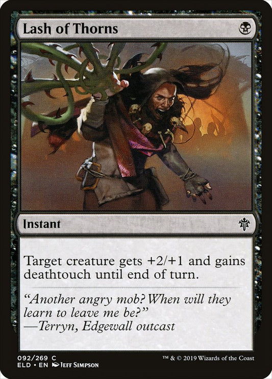 Lash of Thorns [Throne of Eldraine] [Foil]
