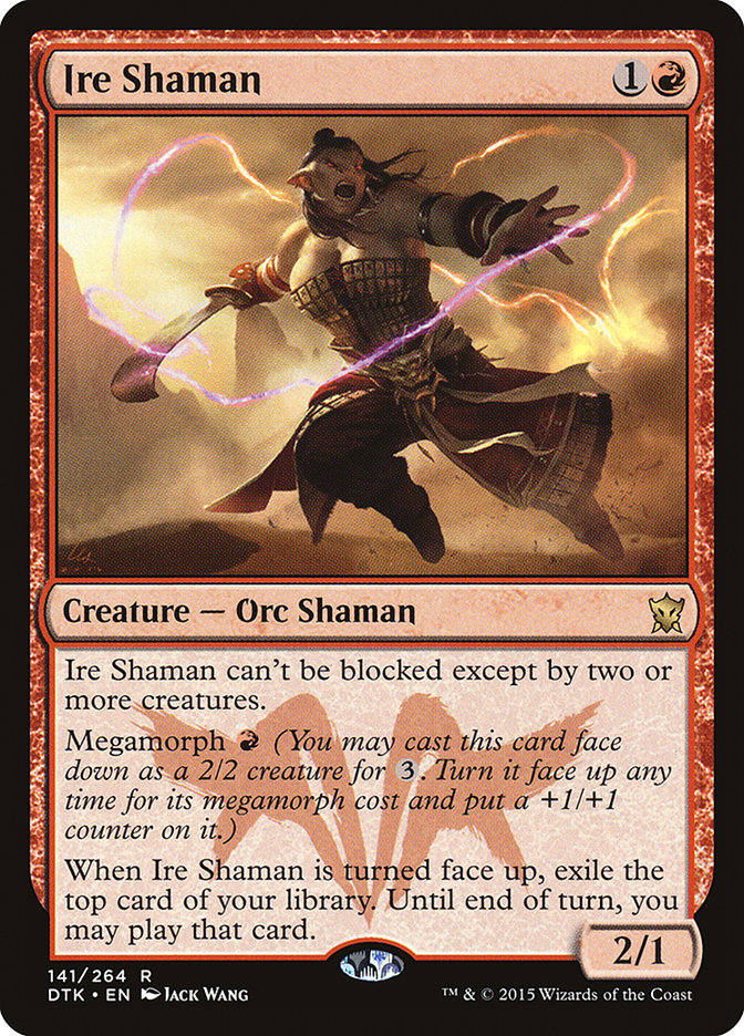 Ire Shaman [Dragons of Tarkir] [Foil]