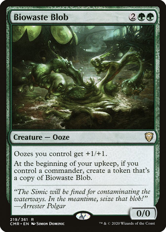 Biowaste Blob [Commander Legends] [Foil]