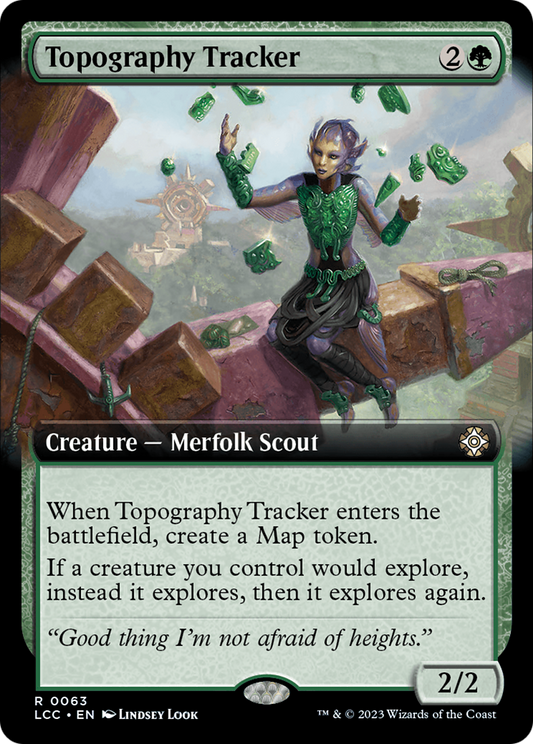Topography Tracker (Extended Art) [The Lost Caverns of Ixalan Commander] [Foil]