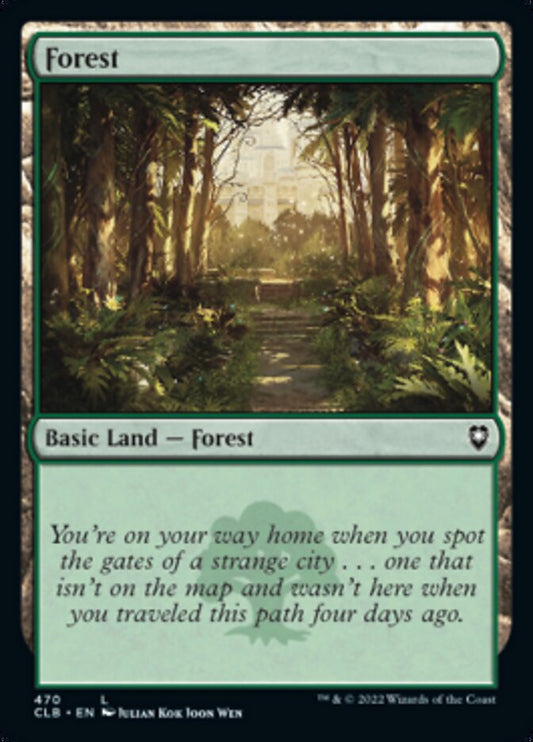 Forest (470) [Commander Legends: Battle for Baldur's Gate] [Foil]