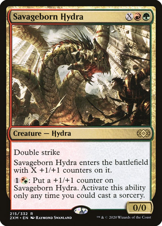 Savageborn Hydra [Double Masters] [Foil]
