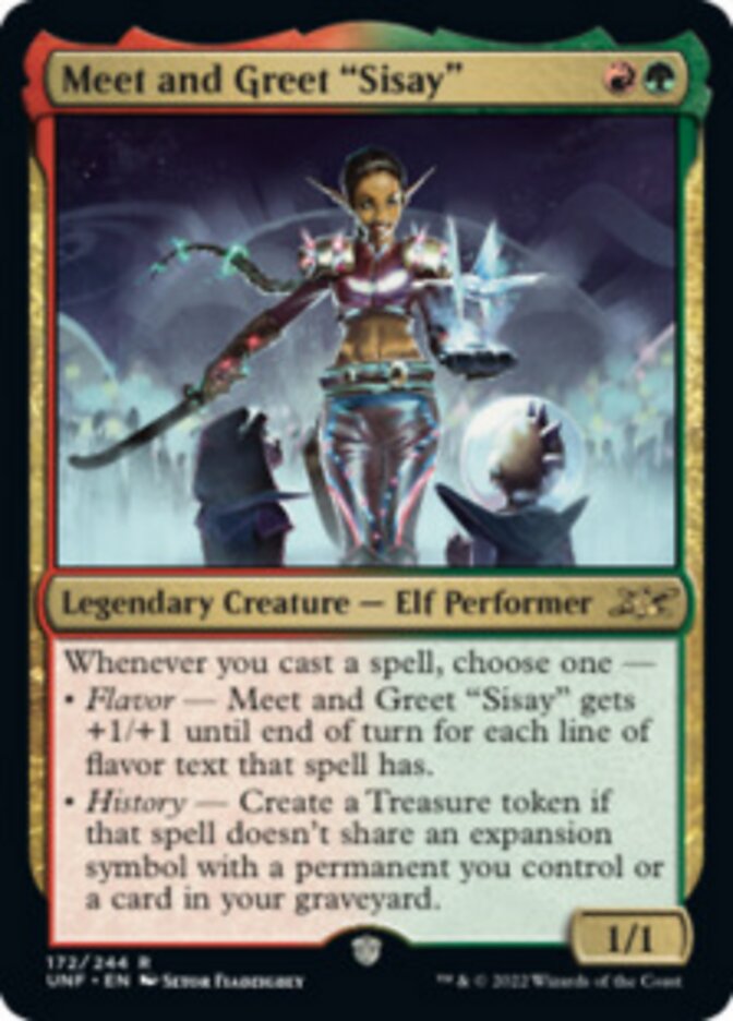 Meet and Greet "Sisay" [Unfinity] [Foil]