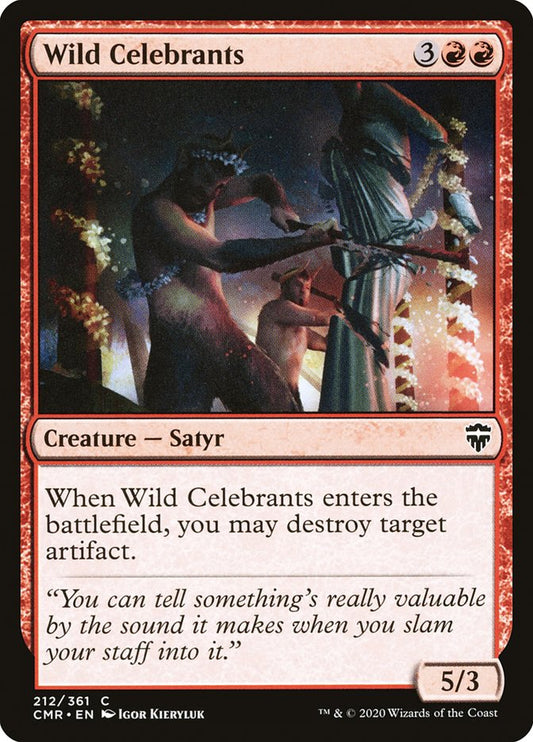 Wild Celebrants [Commander Legends] [Foil]