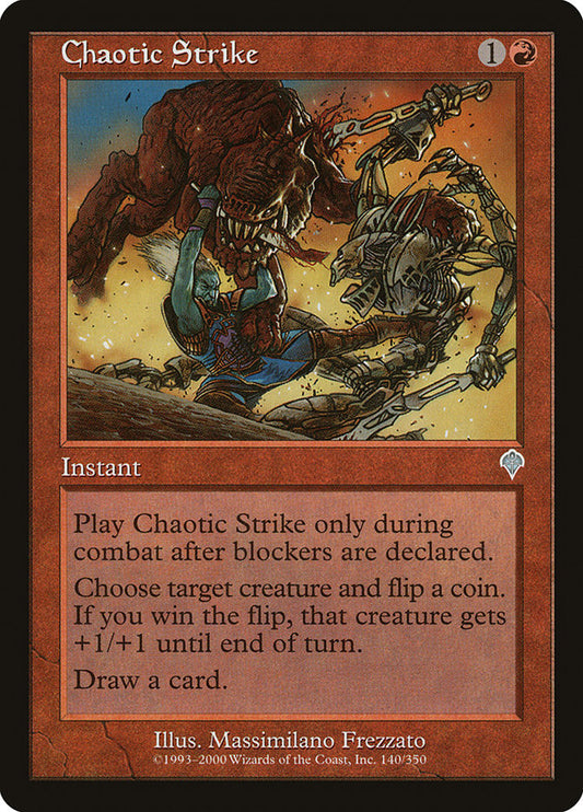 Chaotic Strike [Invasion] [Foil]