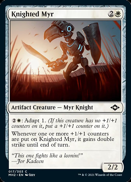 Knighted Myr [Modern Horizons 2] [Foil]