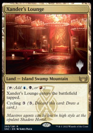Xander's Lounge (Promo Pack) [Streets of New Capenna Promos] [Foil]