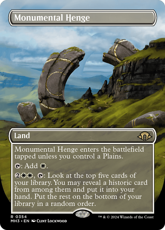 Monumental Henge (Borderless) [Modern Horizons 3] [Foil]