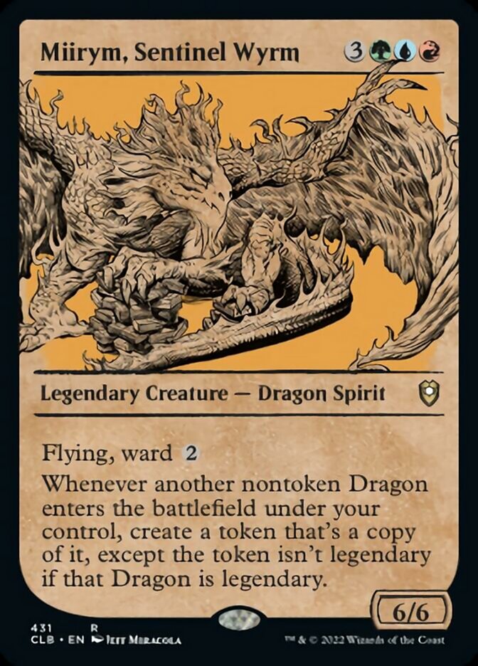 Miirym, Sentinel Wyrm (Showcase) [Commander Legends: Battle for Baldur's Gate] [Foil]