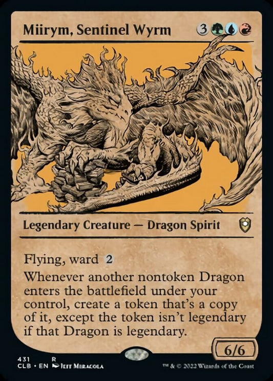 Miirym, Sentinel Wyrm (Showcase) [Commander Legends: Battle for Baldur's Gate] [Foil]