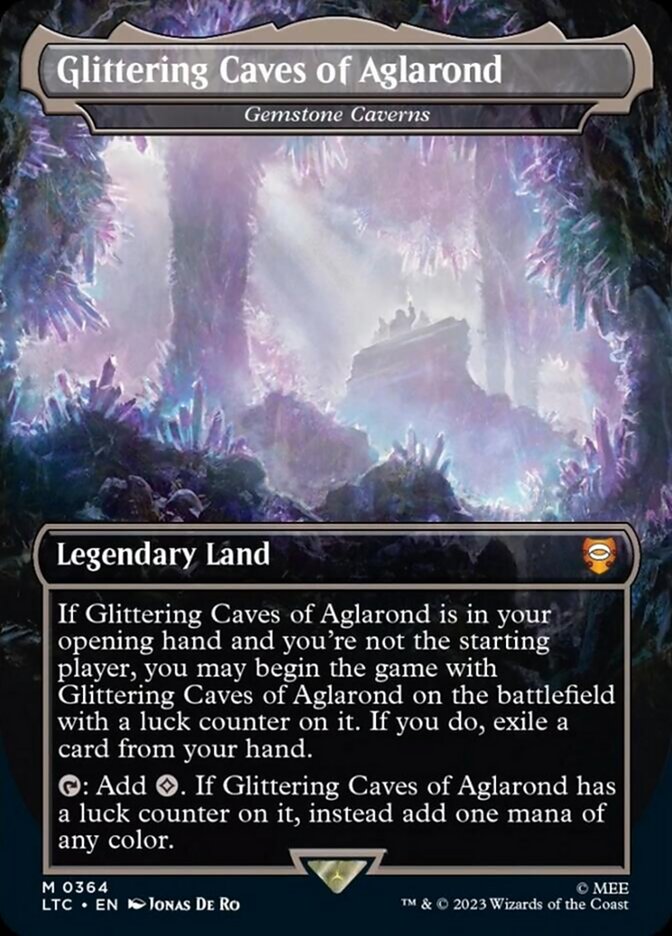 Glittering Caves of Aglarond - Gemstone Caverns [The Lord of the Rings: Tales of Middle-Earth Commander] [Foil]