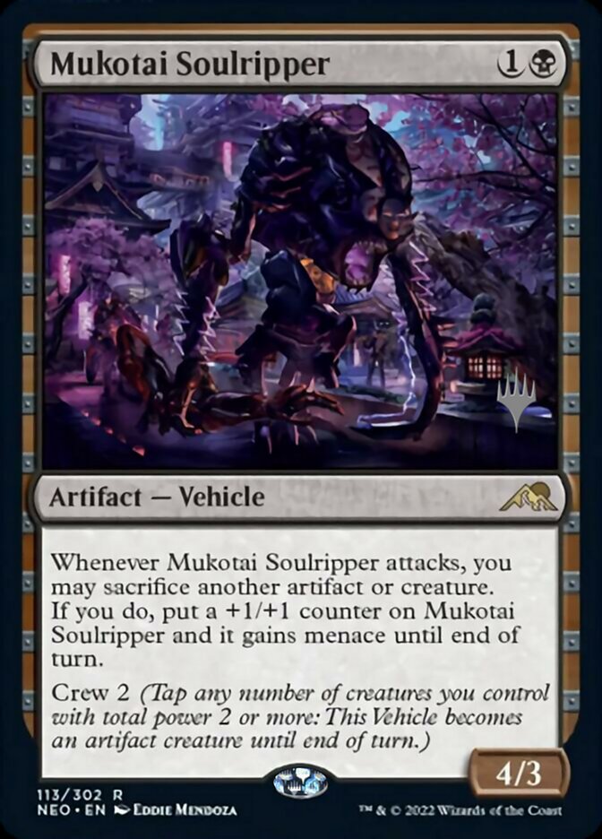 Mukotai Soulripper (Promo Pack) [Kamigawa: Neon Dynasty Promos] [Foil]