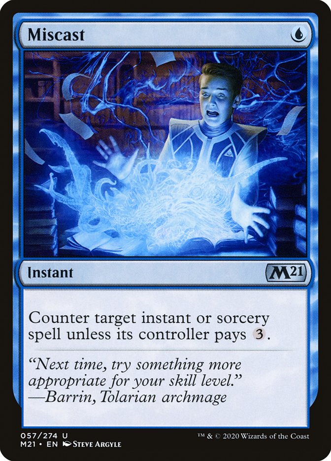 Miscast [Core Set 2021] [Foil]