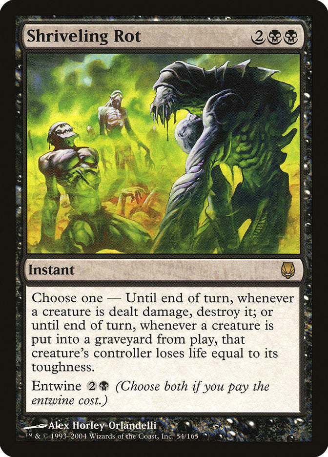 Shriveling Rot [Darksteel] [Foil]