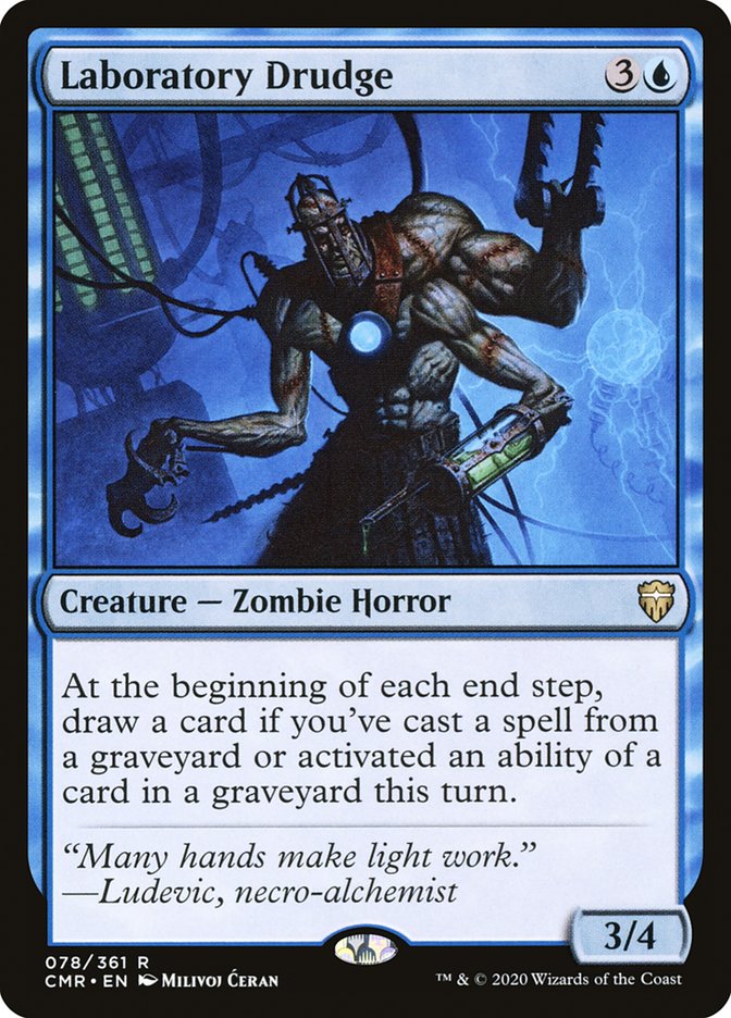 Laboratory Drudge [Commander Legends] [Foil]