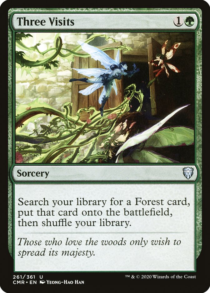 Three Visits [Commander Legends] [Foil]