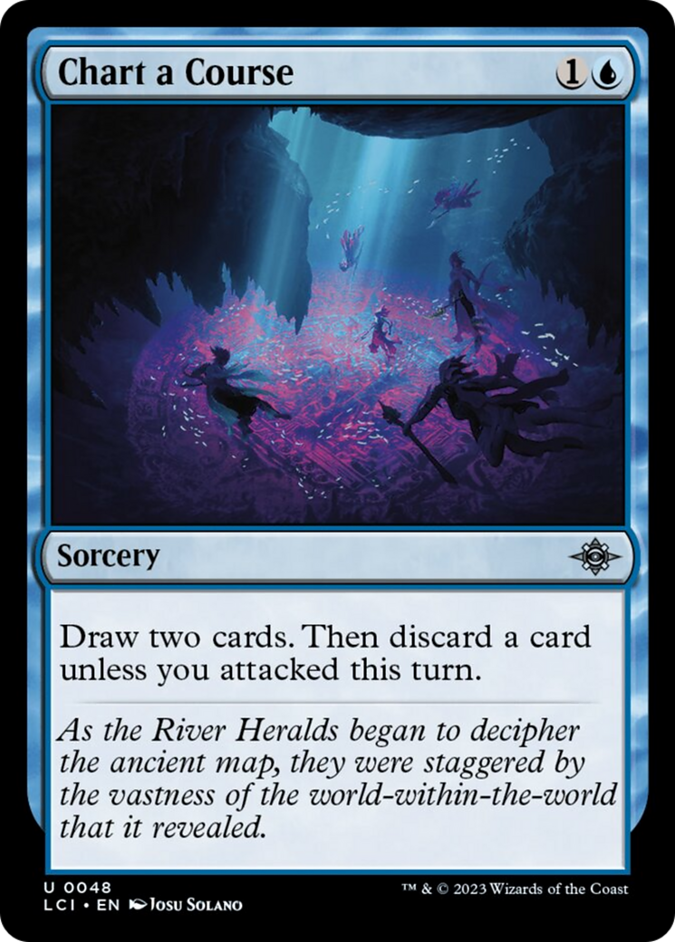 Chart a Course [The Lost Caverns of Ixalan] [Foil]