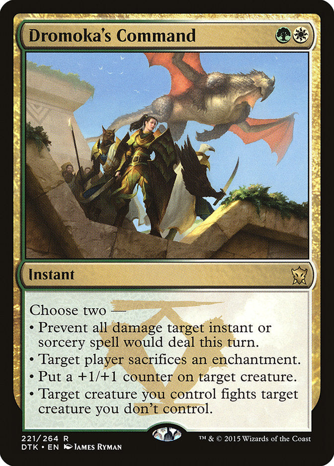 Dromoka's Command [Dragons of Tarkir] [Foil]