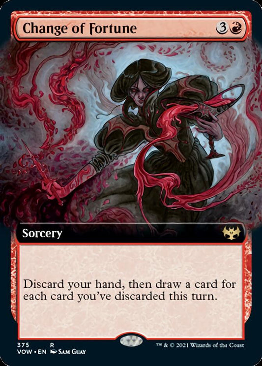 Change of Fortune (Extended Art) [Innistrad: Crimson Vow] [Foil]