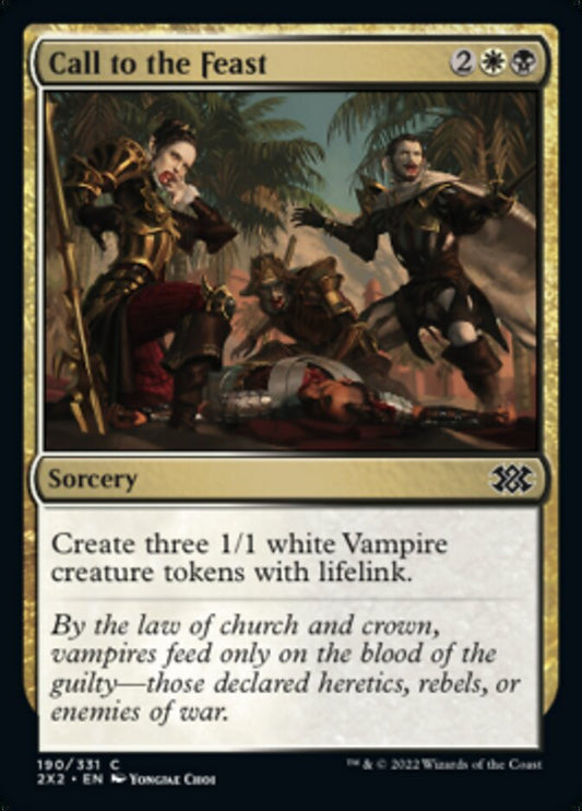 Call to the Feast [Double Masters 2022] [Foil]