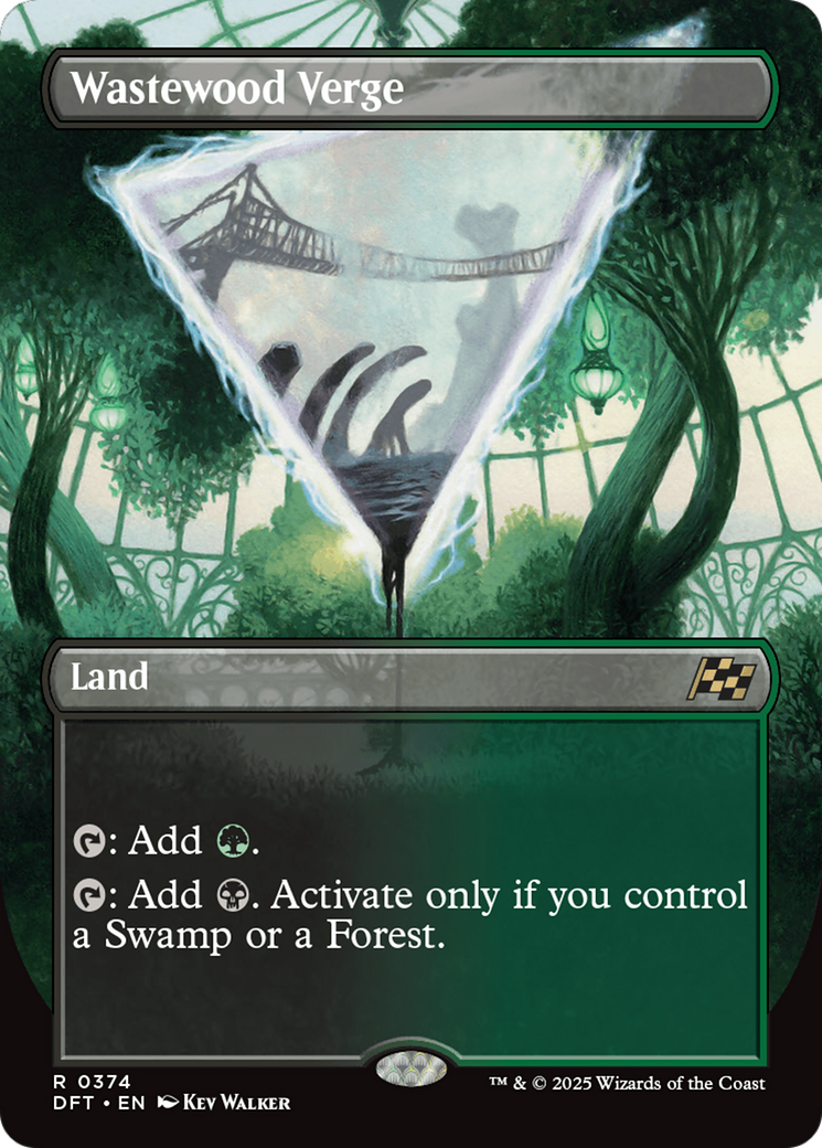 Wastewood Verge (Borderless) [Aetherdrift] [Foil]