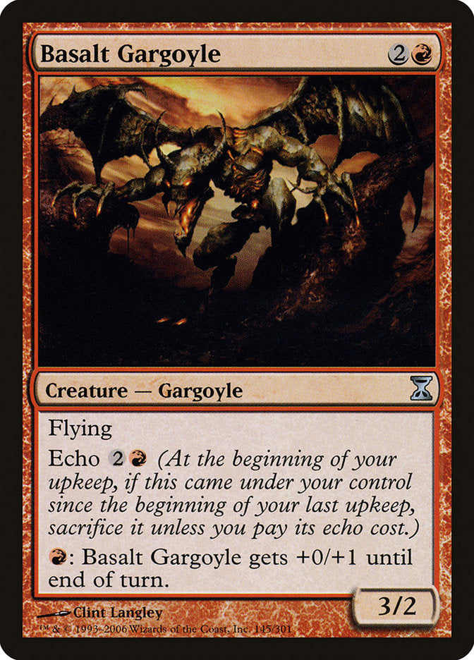 Basalt Gargoyle [Time Spiral] [Foil]