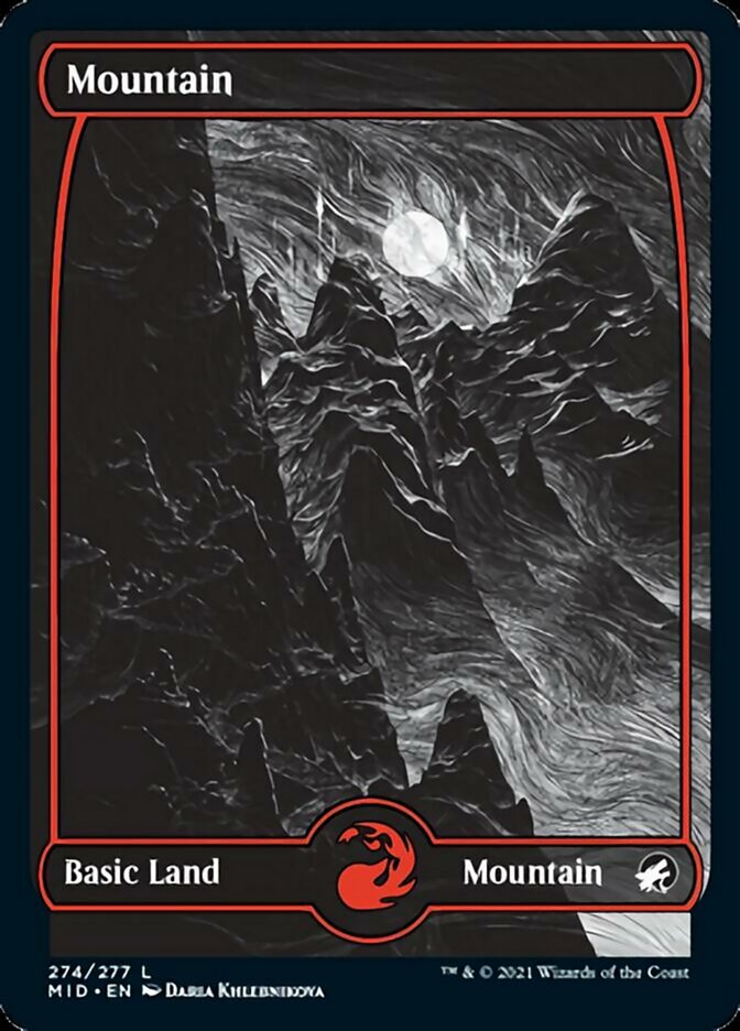 Mountain (274) [Innistrad: Midnight Hunt] [Foil]