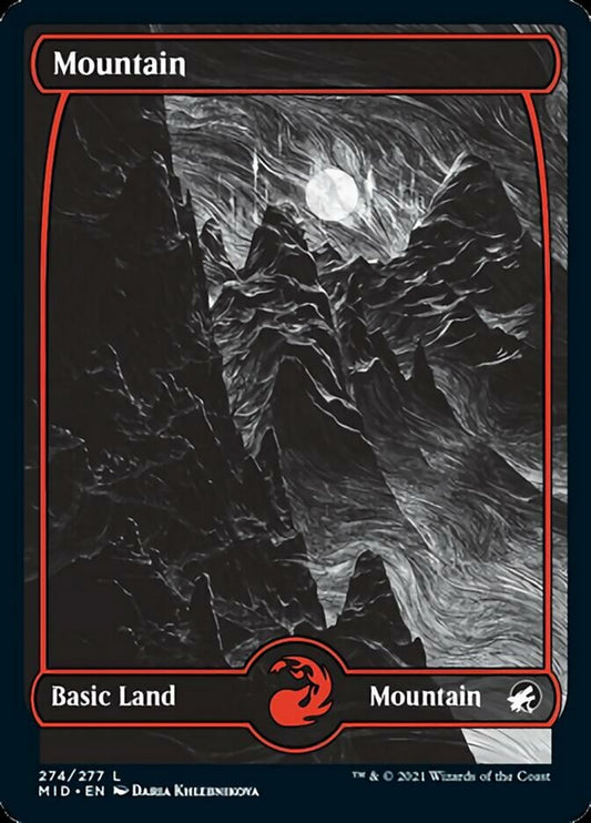 Mountain (274) [Innistrad: Midnight Hunt] [Foil]