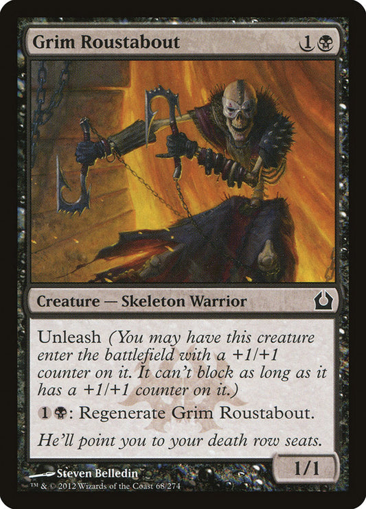 Grim Roustabout [Return to Ravnica] [Foil]