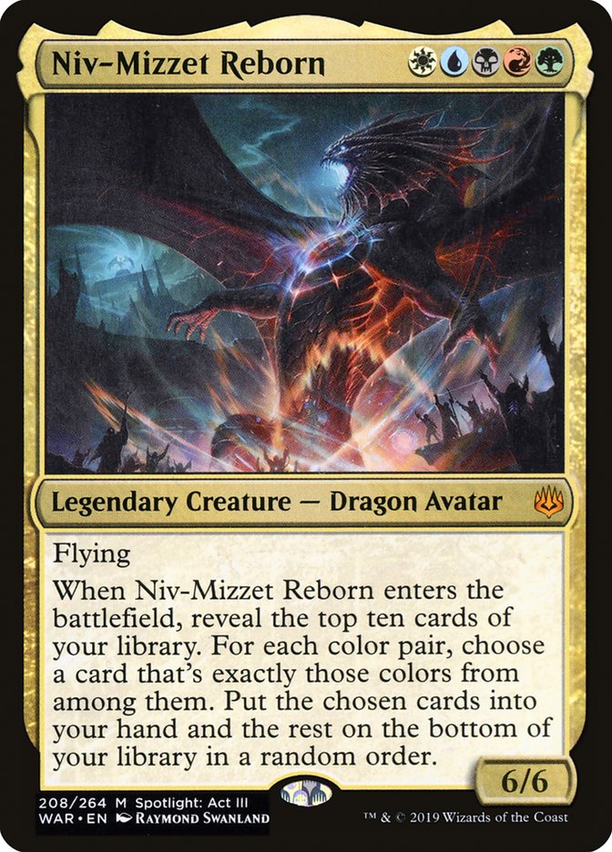 Niv-Mizzet Reborn [War of the Spark] [Foil]