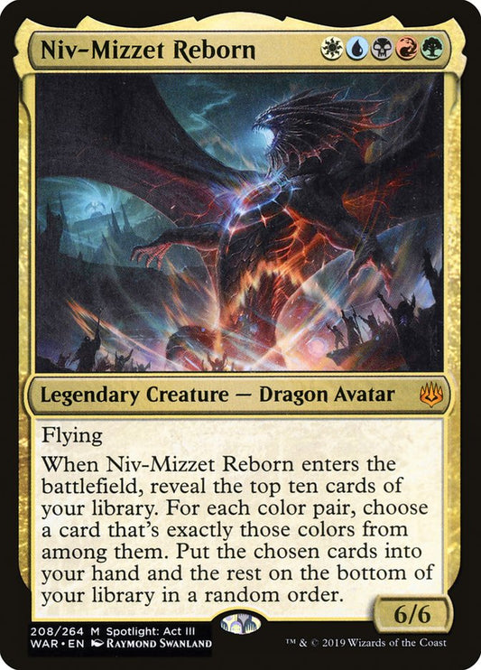 Niv-Mizzet Reborn [War of the Spark] [Foil]