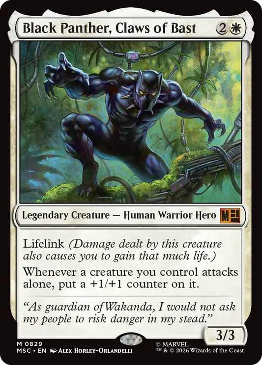Black Panther, Claws of Bast [Marvel Super Heroes Commander]