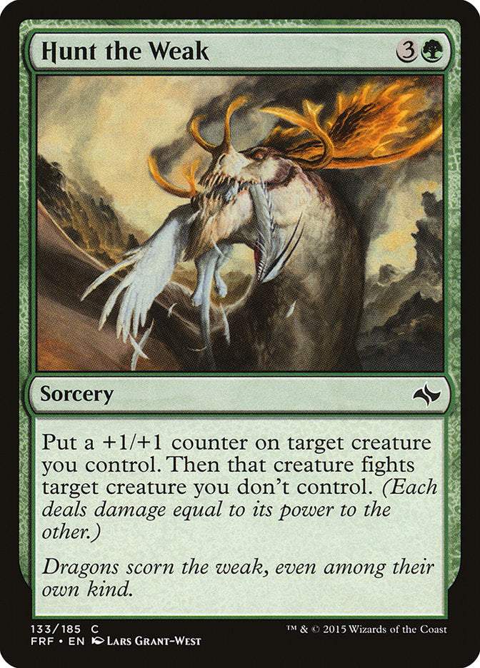 Hunt the Weak [Fate Reforged] [Foil]