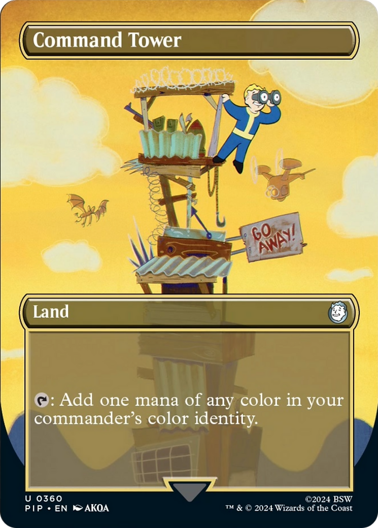 Command Tower (Borderless) [Fallout] [Foil]