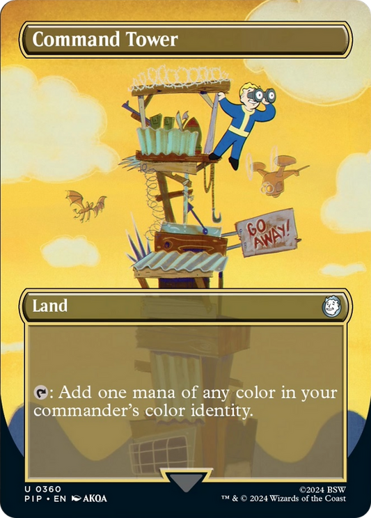 Command Tower (Borderless) [Fallout] [Foil]