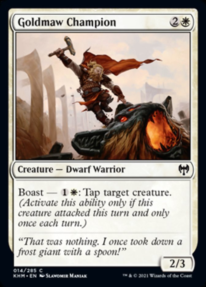 Goldmaw Champion [Kaldheim] [Foil]