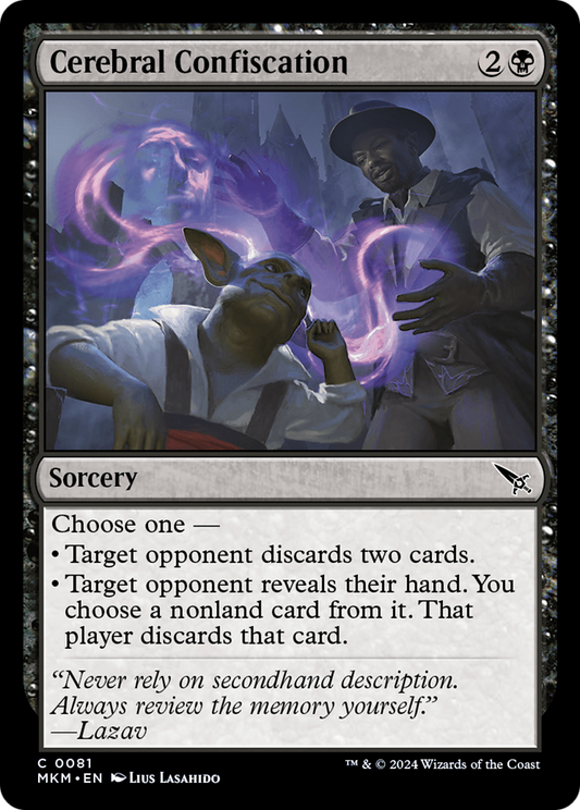 Cerebral Confiscation [Murders at Karlov Manor] [Foil]