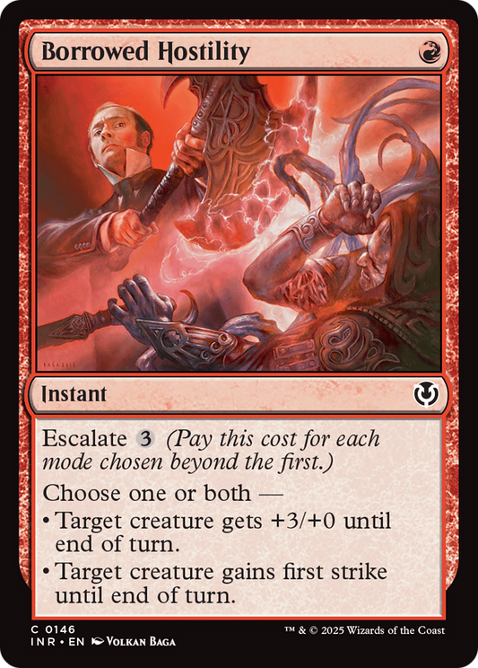 Borrowed Hostility [Innistrad Remastered] [Foil]