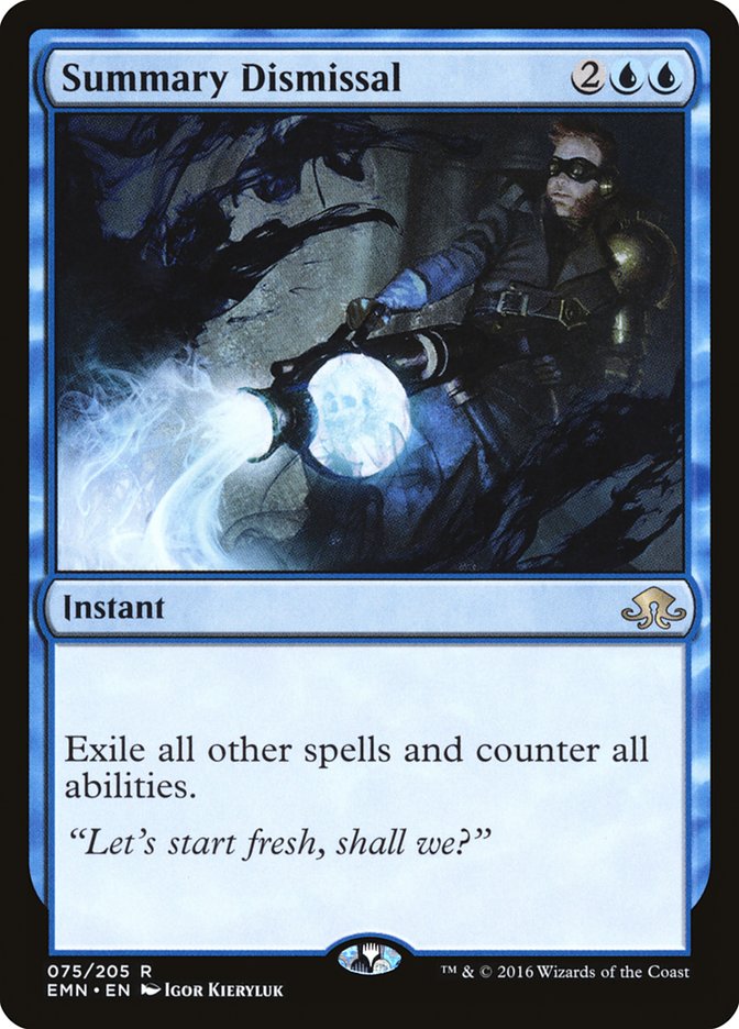 Summary Dismissal [Eldritch Moon] [Foil]